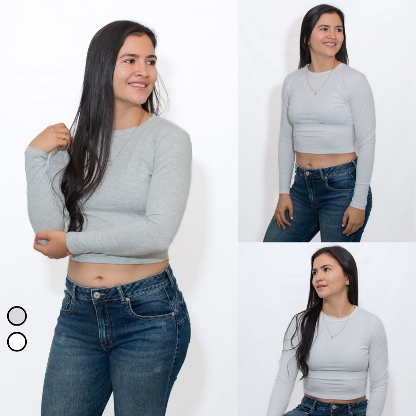 CROPTOP KORA COMBO DÚO + ENVÍO GRATIS