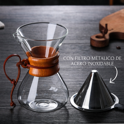 NUEVO COMBO CHEMEX + MOLINO MANUAL + GRAMERA GRATIS CON ENVÍO INCLUIDO ☕✨